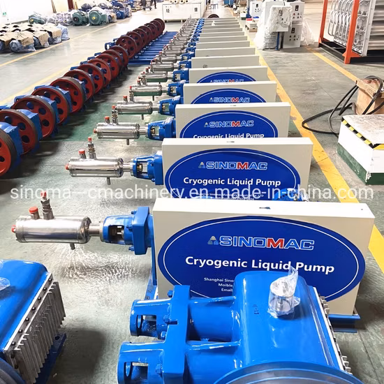Pompe de remplissage cryogénique de cylindre d'argon Lco2 d'azote liquide d'oxygène
