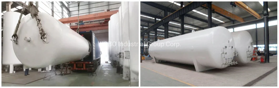 GB ASME 8-16bar Cryogenic Liquid Oxygen Nitrogen Hydrogen Argon CO2 Storage Tank for Cylinder Filling System for Medical Industry Use with Vaporizer and Pump