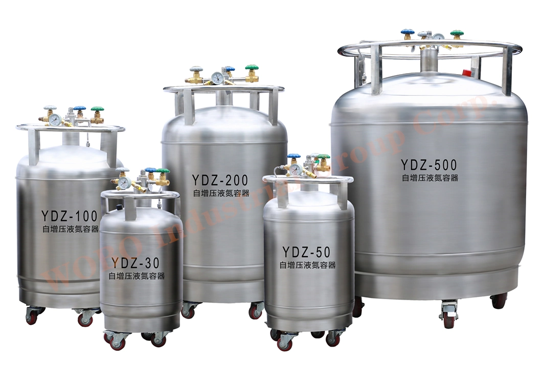 Ydz-200 Cryocan Liquid Nitrogen Container with Pressure