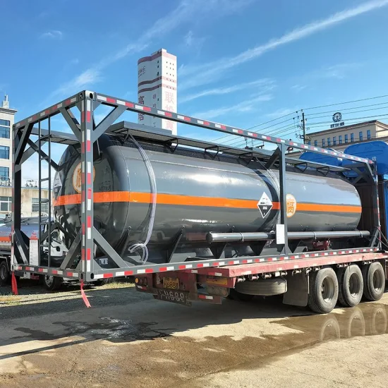 20FT 30FT 40FT ISO Standard T11 Carburant liquide chimique Suluric Nitrous Acid Stockage HCl Conteneur de réservoir transportable