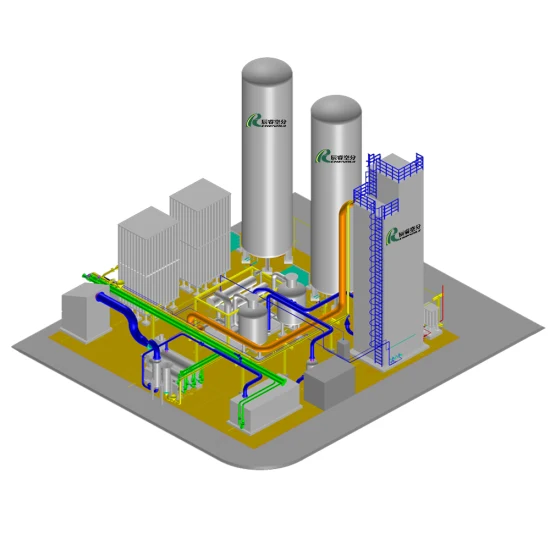 Usine de séparateur d'air d'azote cryogénique Chenrui Réservoir de CO2 cryogénique rentable Réservoir d'azote liquide vertical à vendre