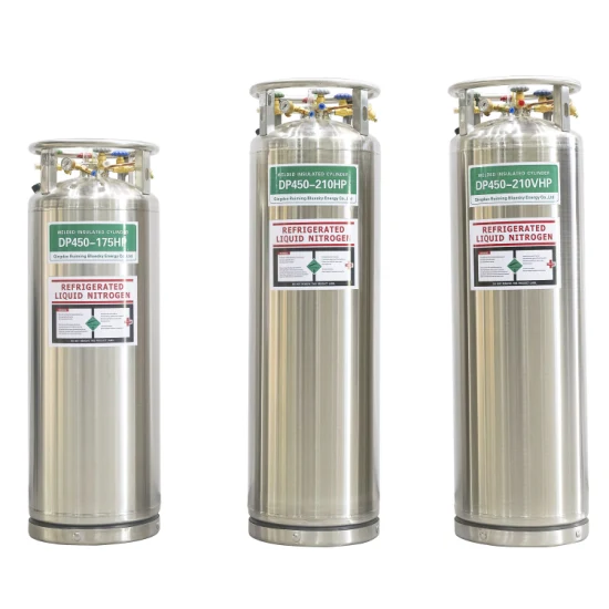 Dewar cryogénique 175L/195L/210L, cylindre de GNL réservoir de Dewar d'azote liquide cylindre de gaz d'oxygène