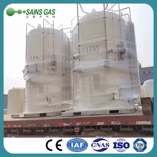 2m3 3m3 réservoir cryogénique vertical Lo2 Ln2 Lco2 Microbulk