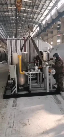 Vaporisateurs cryogéniques à air ambiant en aluminium de l'usine